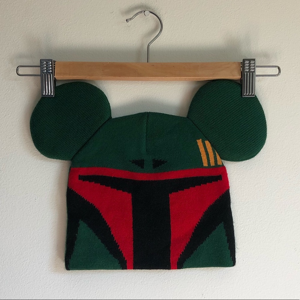 Disney Star Wars Boba Fett Mickey Ears Beanie Y